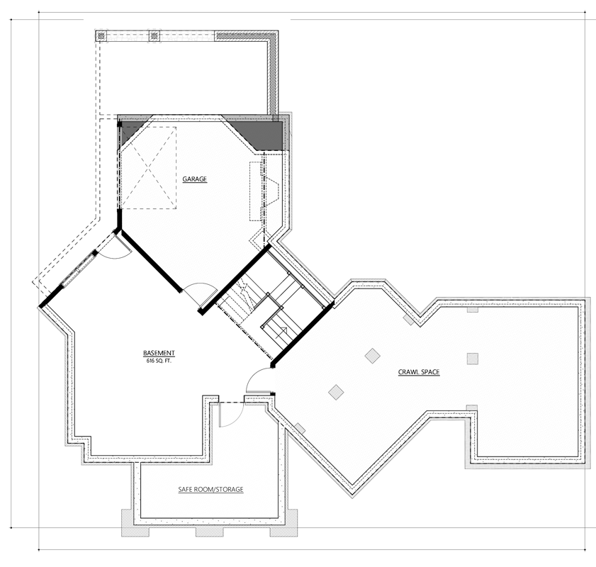 Plan 865003SHW: 3 Bedroom Fairytale Craftsman House Plan with Main Floor Master Suite - 2374 Sq Ft - Floor Plan - Optional Garage - Cottage, Country, Craftsman, Modern Farmhouse, New American