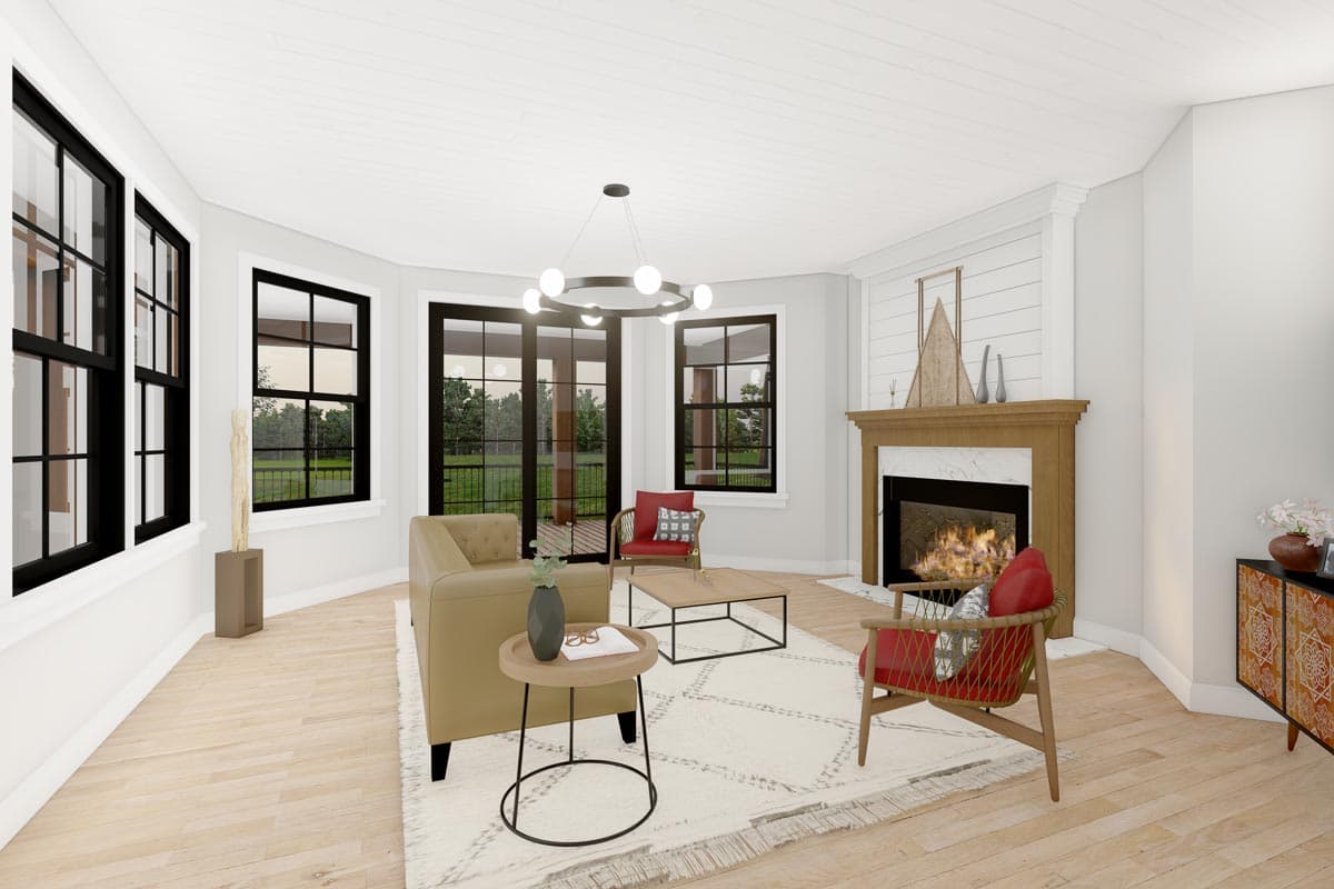 Plan 865003SHW: 3 Bedroom Fairytale Craftsman House Plan with Main Floor Master Suite - 2374 Sq Ft - Image #8 - Cottage, Country, Craftsman, Modern Farmhouse, New American