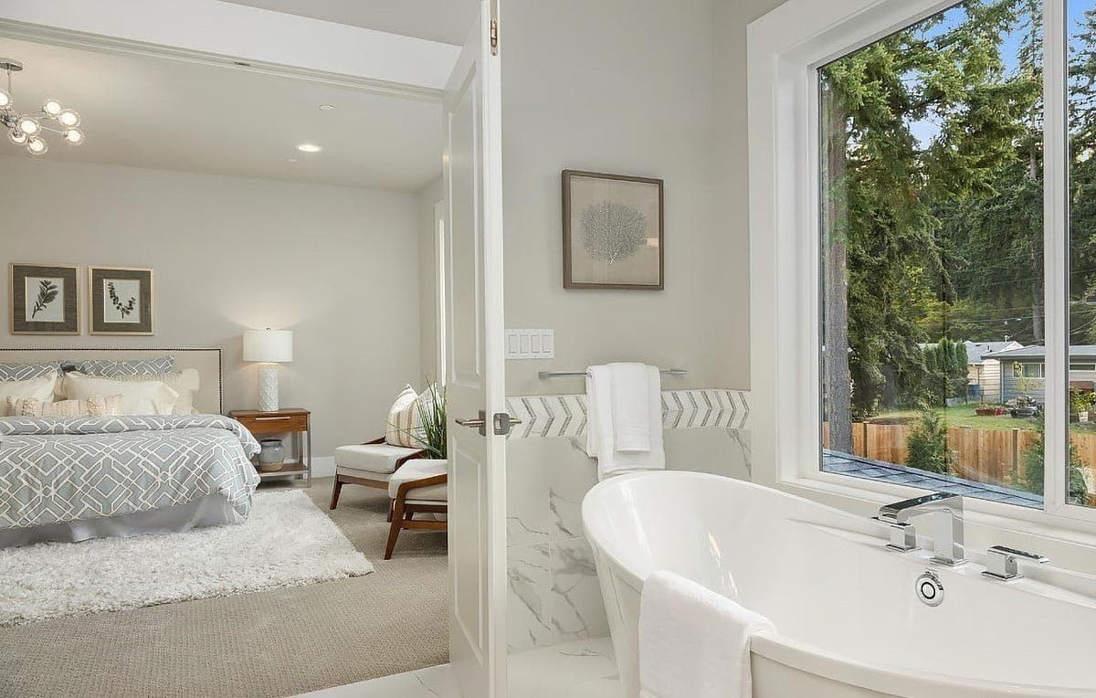 Plan 666137RAF: 5-Bedroom Contemporary House Plan with 2-Story Great Room - Image #11 - Mid Century Modern, Modern, Northwest, Prairie