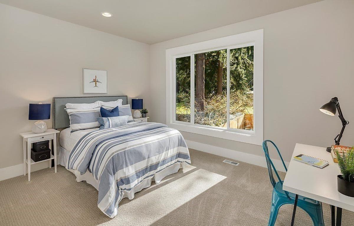 Plan 666137RAF: 5-Bedroom Contemporary House Plan with 2-Story Great Room - Image #14 - Mid Century Modern, Modern, Northwest, Prairie