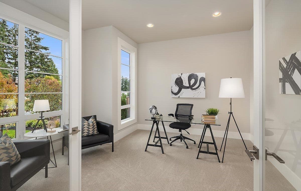 Plan 666137RAF: 5-Bedroom Contemporary House Plan with 2-Story Great Room - Image #23 - Mid Century Modern, Modern, Northwest, Prairie