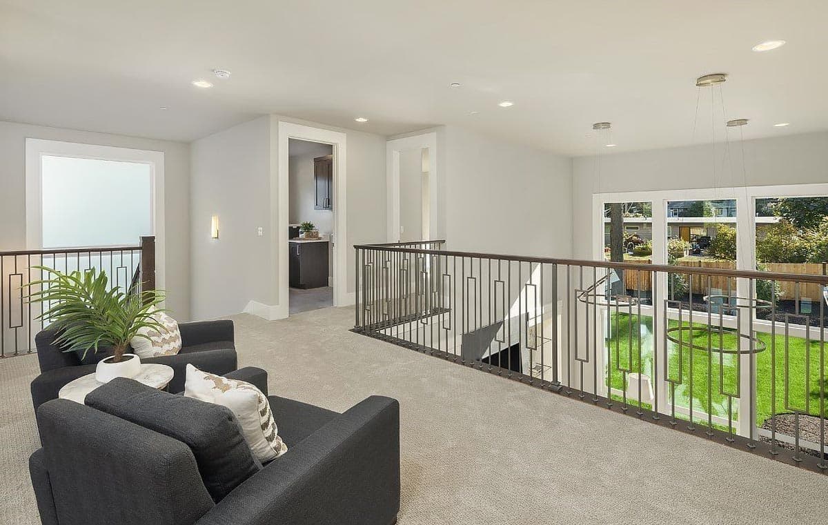 Plan 666137RAF: 5-Bedroom Contemporary House Plan with 2-Story Great Room - Image #24 - Mid Century Modern, Modern, Northwest, Prairie