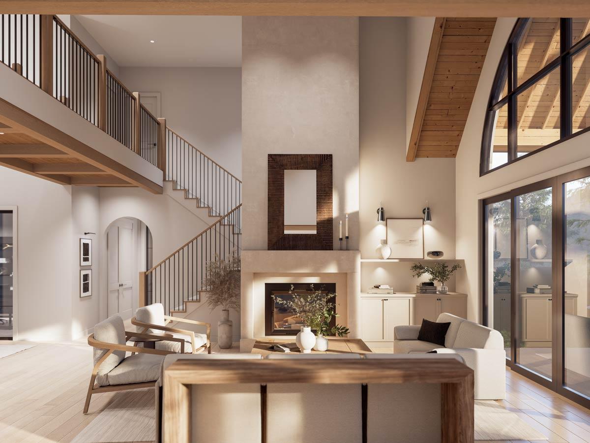 Plan 270044AF: 2-Story Transitional House Plan with Main Floor Master Bedroom - Image #6 - Country, European, Modern Farmhouse, New American, Northwest, Transitional