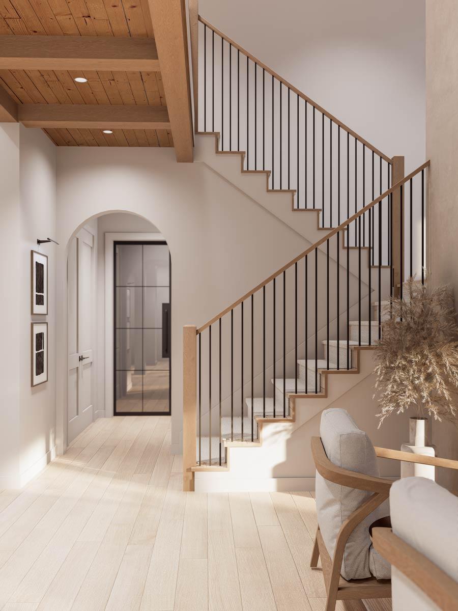 Plan 270044AF: 2-Story Transitional House Plan with Main Floor Master Bedroom - Image #7 - Country, European, Modern Farmhouse, New American, Northwest, Transitional