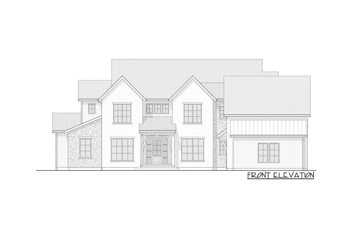 Plan 270044AF: 2-Story Transitional House Plan with Main Floor Master Bedroom - Image #18 - Country, European, Modern Farmhouse, New American, Northwest, Transitional