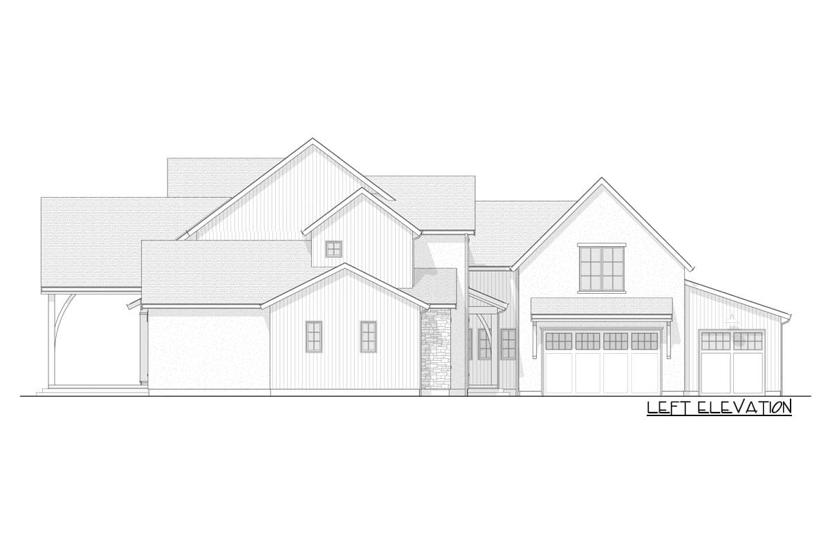 Plan 270044AF: 2-Story Transitional House Plan with Main Floor Master Bedroom - Image #19 - Country, European, Modern Farmhouse, New American, Northwest, Transitional