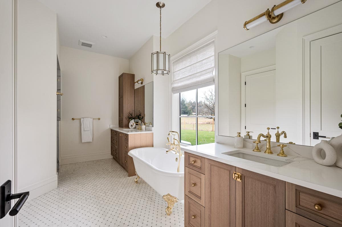 Plan 270045AF: 4 Bed Transitional House Plan with Vaulted Spaces Indoors and Out - 3402 Sq Ft - Image #16 - Contemporary, Country, European, Traditional, Transitional