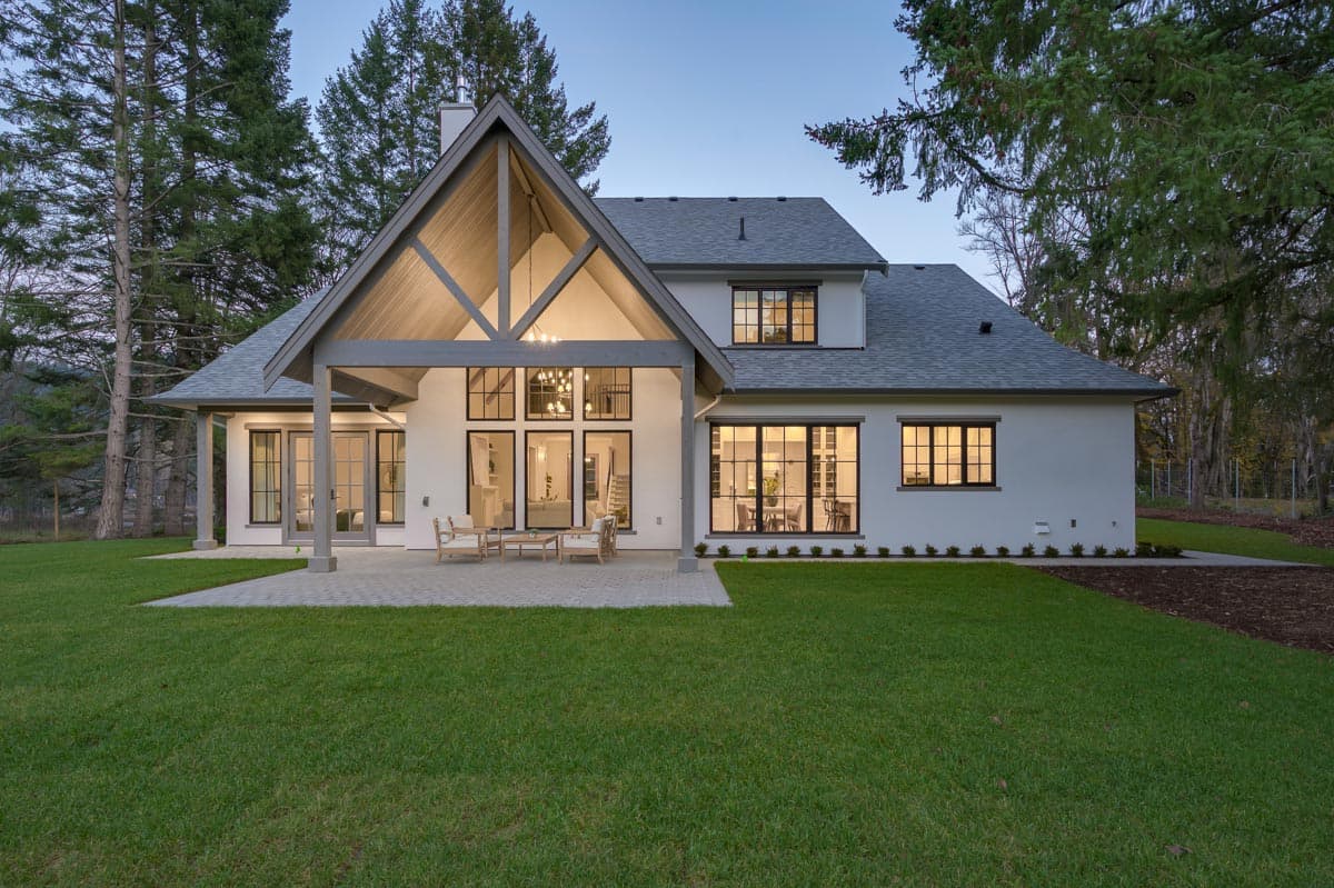 Plan 270045AF: 4 Bed Transitional House Plan with Vaulted Spaces Indoors and Out - 3402 Sq Ft - Image #21 - Contemporary, Country, European, Traditional, Transitional