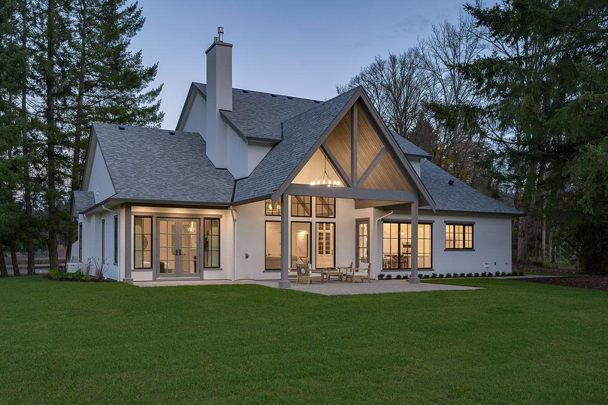 Plan 270045AF: 4 Bed Transitional House Plan with Vaulted Spaces Indoors and Out - 3402 Sq Ft - Image #22 - Contemporary, Country, European, Traditional, Transitional