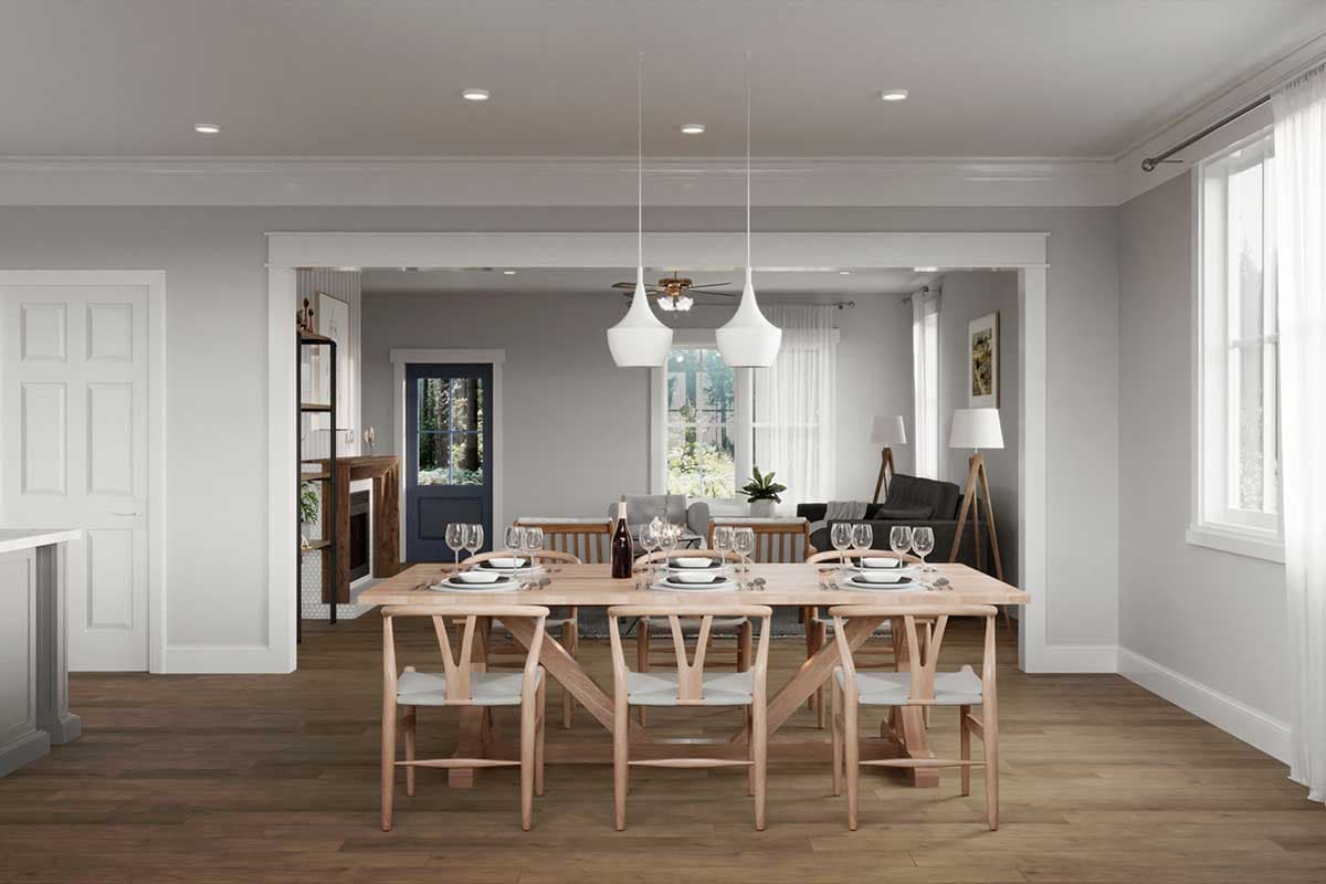 Plan 50198PH: Craftsman Home Plan on a Walkout Basement with an Open Main Floor and 3 Upstairs Bedrooms - Image #7 - Bungalow, Country, Craftsman, Northwest