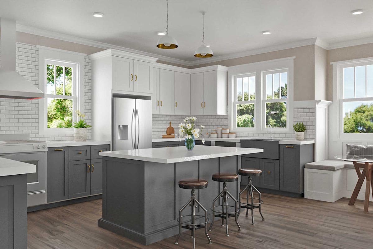 Plan 50199PH: Traditional Country Home Plan with Finished Attic and Optional Basement - Image #6 - Country, Traditional