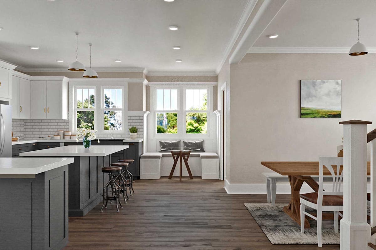 Plan 50199PH: Traditional Country Home Plan with Finished Attic and Optional Basement - Image #7 - Country, Traditional