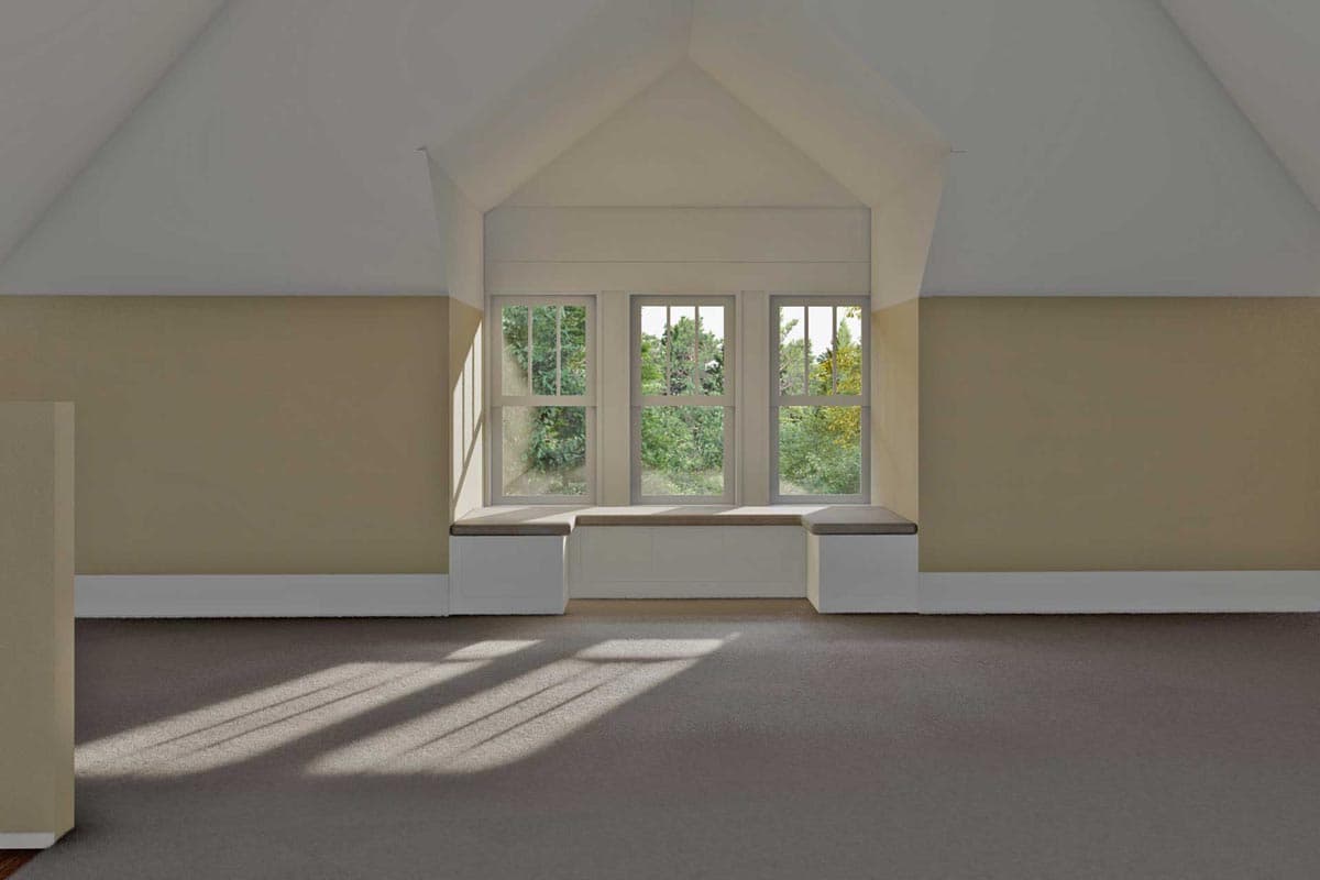 Plan 50199PH: Traditional Country Home Plan with Finished Attic and Optional Basement - Image #10 - Country, Traditional