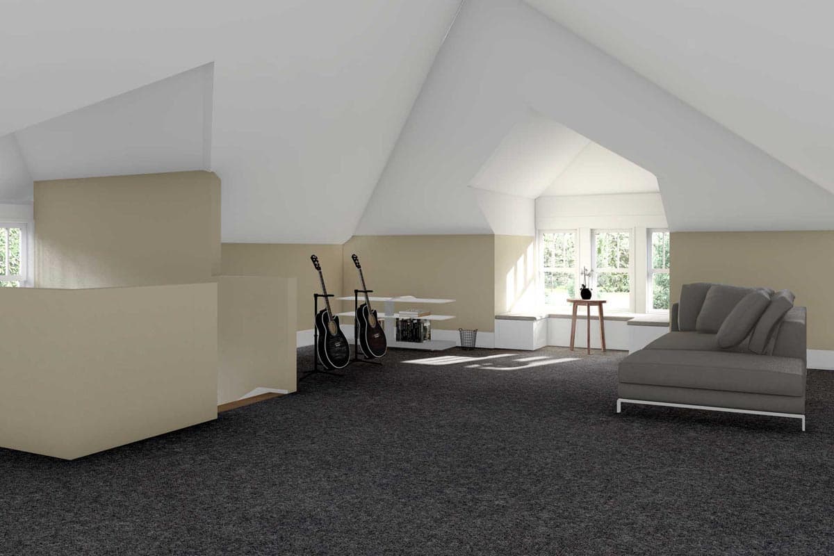 Plan 50199PH: Traditional Country Home Plan with Finished Attic and Optional Basement - Image #11 - Country, Traditional