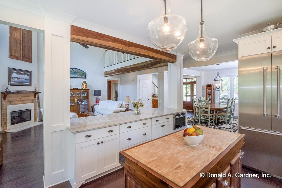 Plan 444181GDN: Modern Farmhouse with Cupola-lit Upstairs Loft and an Angled 2-Car Garage - 2018 Sq Ft - Image #12 - Country, Farmhouse, Modern Farmhouse, Southern, Traditional