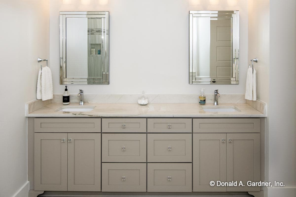 Plan 444181GDN: Modern Farmhouse with Cupola-lit Upstairs Loft and an Angled 2-Car Garage - 2018 Sq Ft - Image #18 - Country, Farmhouse, Modern Farmhouse, Southern, Traditional