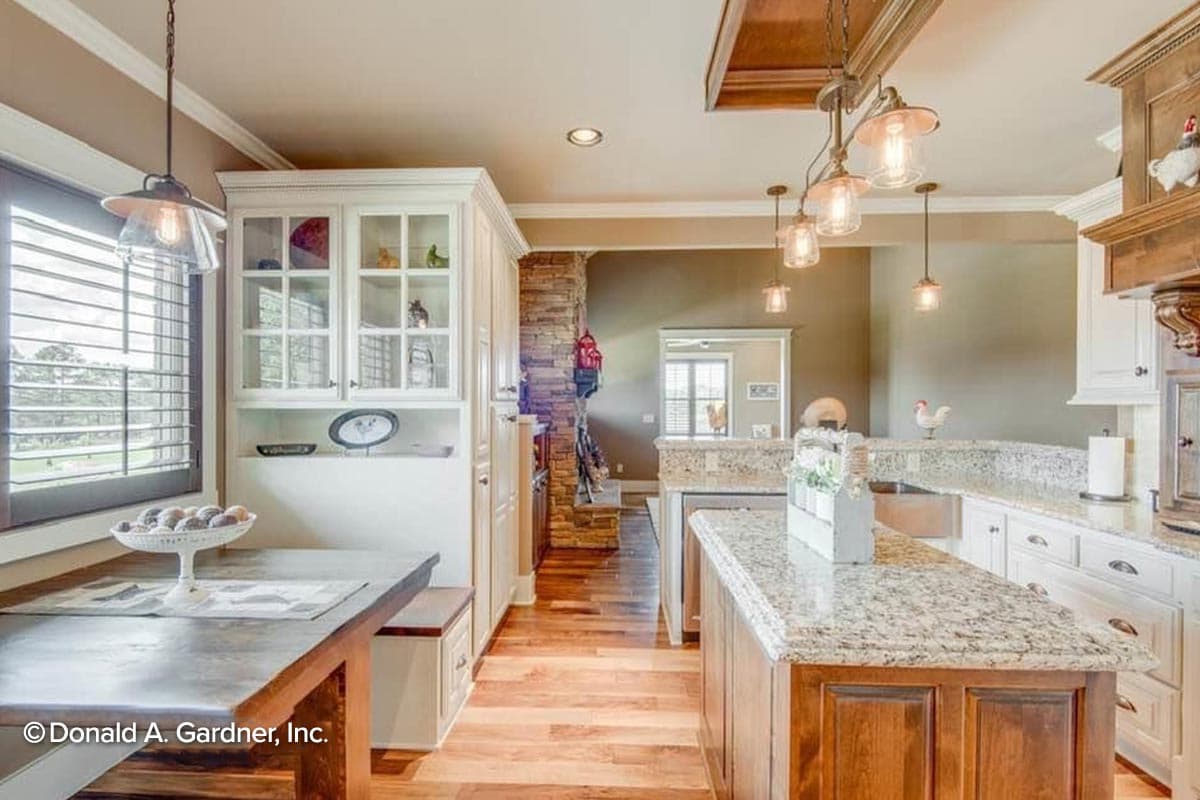 Plan 444183GDN: Authentic Bungalow with 18' Vaulted Ceiling in the Great Room and Bonus Upstairs Expansion - Image #5 - Bungalow, Coastal, Cottage, Craftsman, Mid Century Modern