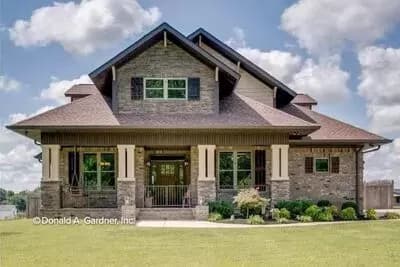 Authentic Bungalow with 18' Vaulted Ceiling in the Great Room and Bonus Upstairs Expansion