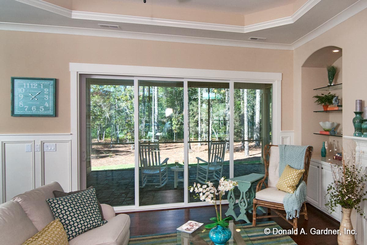 Plan 444186GDN: Craftsman Home Plan with Angled Garage, a Study and a Bonus Room - Image #5 - Craftsman, Traditional