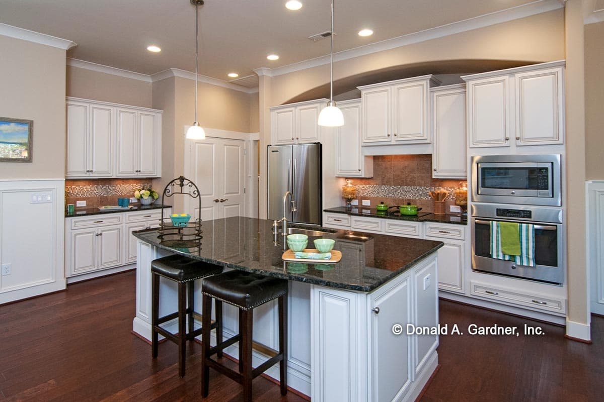 Plan 444186GDN: Craftsman Home Plan with Angled Garage, a Study and a Bonus Room - Image #6 - Craftsman, Traditional