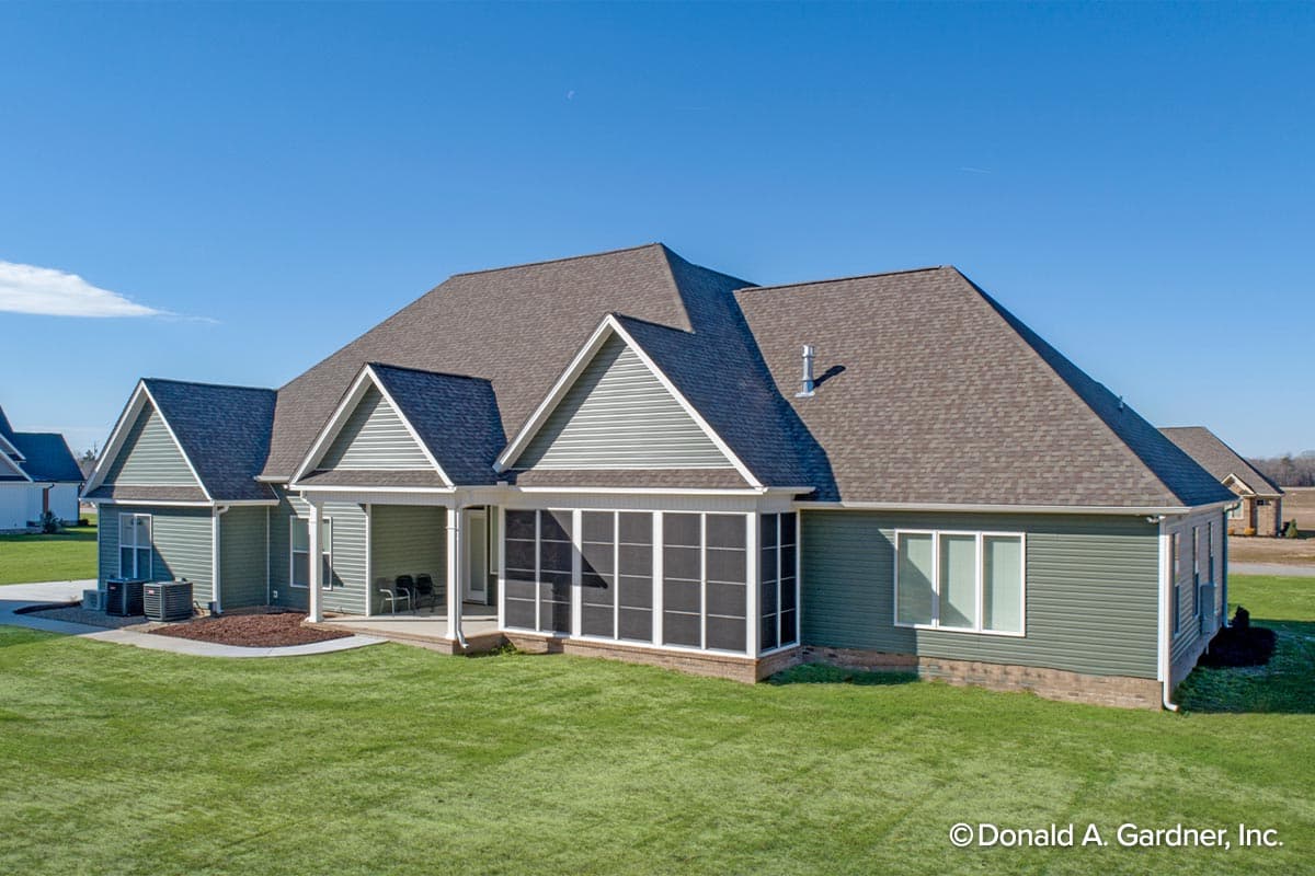 Plan 444196GDN: Arts-and-Crafts Style Home Plan with Vaulted Flex Room - Image #17 - Craftsman, Ranch