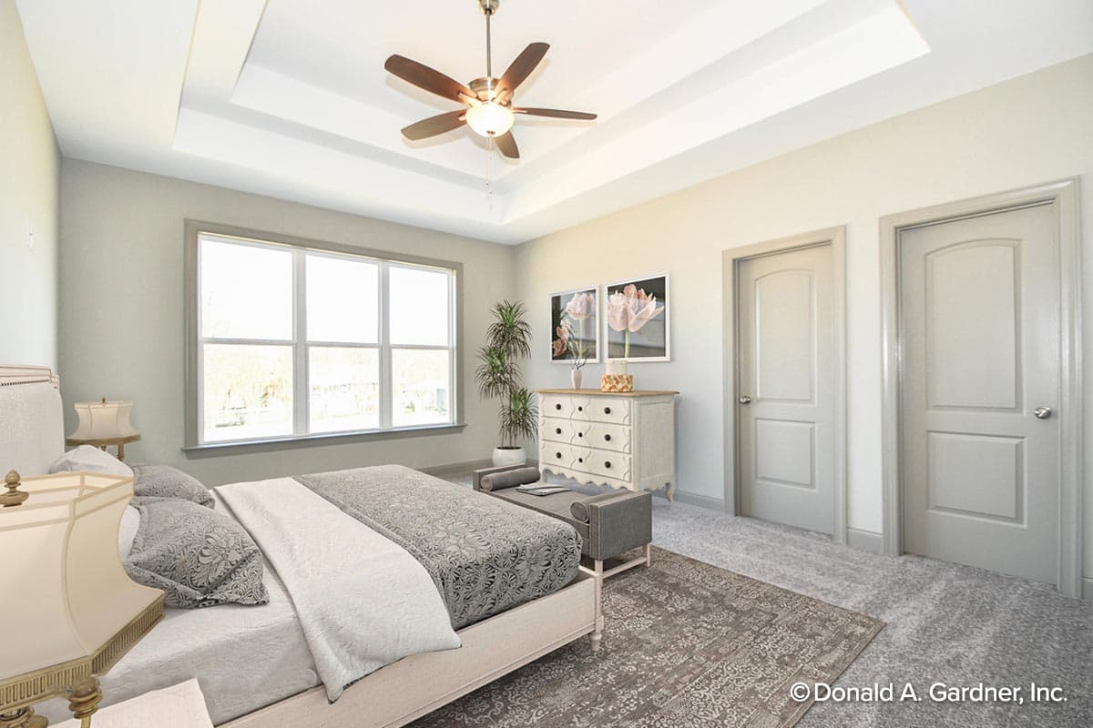 Plan 444204GDN: Traditional 3-Bed Ranch with Bonus Room - 1724 Sq Ft - Image #7 - Ranch, Traditional