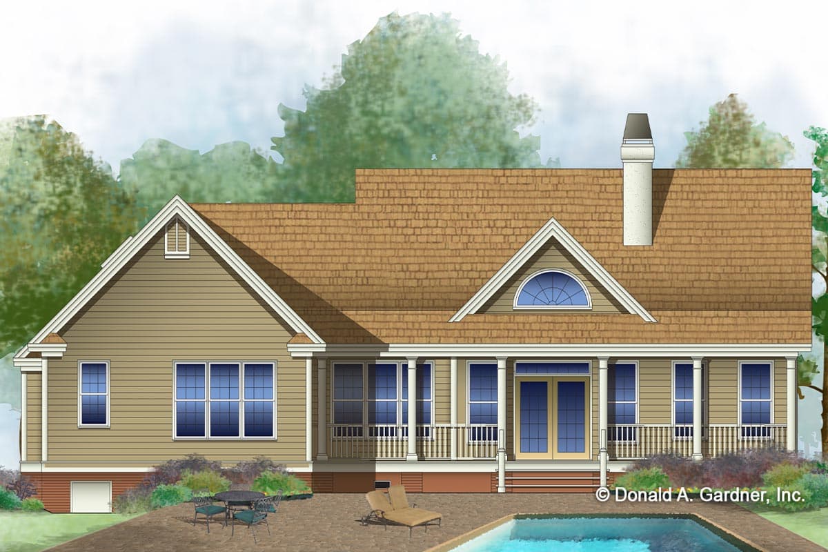 Plan 444204GDN: Traditional 3-Bed Ranch with Bonus Room - 1724 Sq Ft - Image #13 - Ranch, Traditional