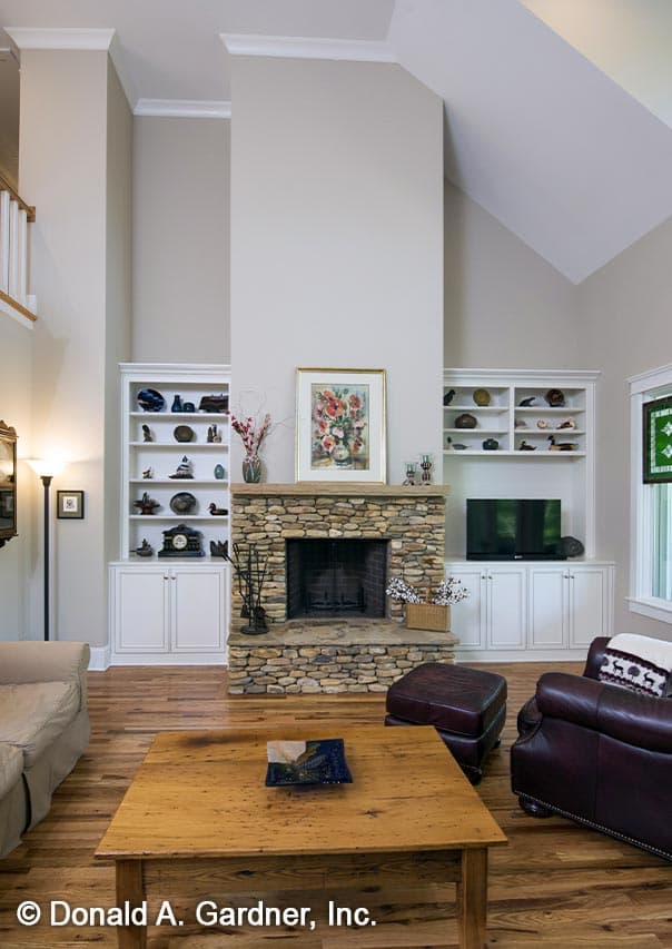 Plan 444212GDN: 3-Bed Cottage House Plan with 2-Story Great Room - 2381 Sq Ft - Image #5 - Mountain, Southern