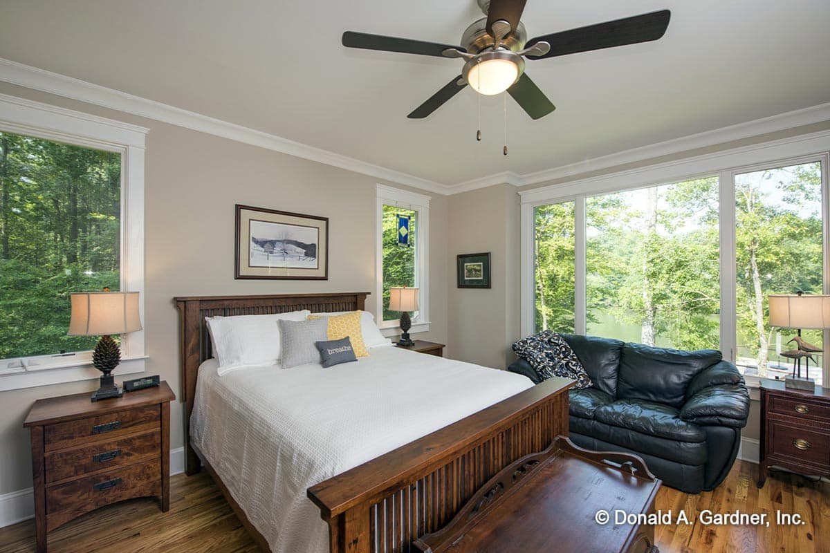 Plan 444212GDN: 3-Bed Cottage House Plan with 2-Story Great Room - 2381 Sq Ft - Image #10 - Mountain, Southern