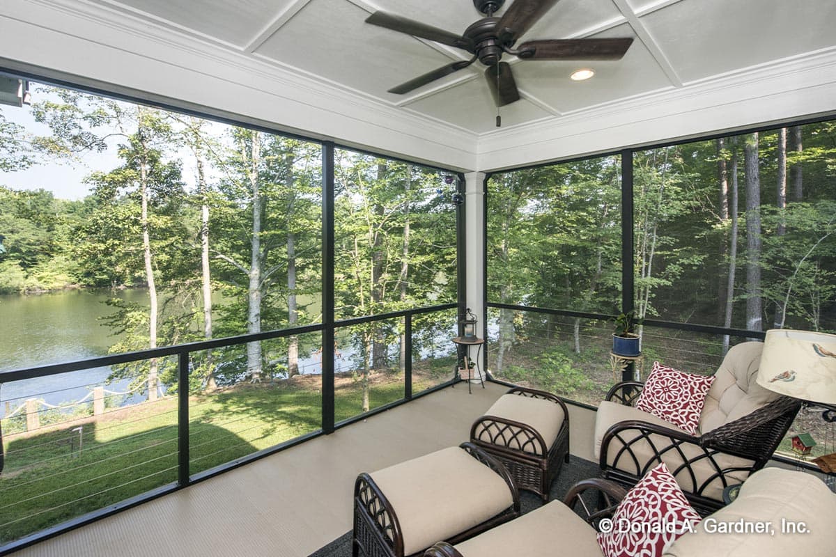 Plan 444212GDN: 3-Bed Cottage House Plan with 2-Story Great Room - 2381 Sq Ft - Image #17 - Mountain, Southern