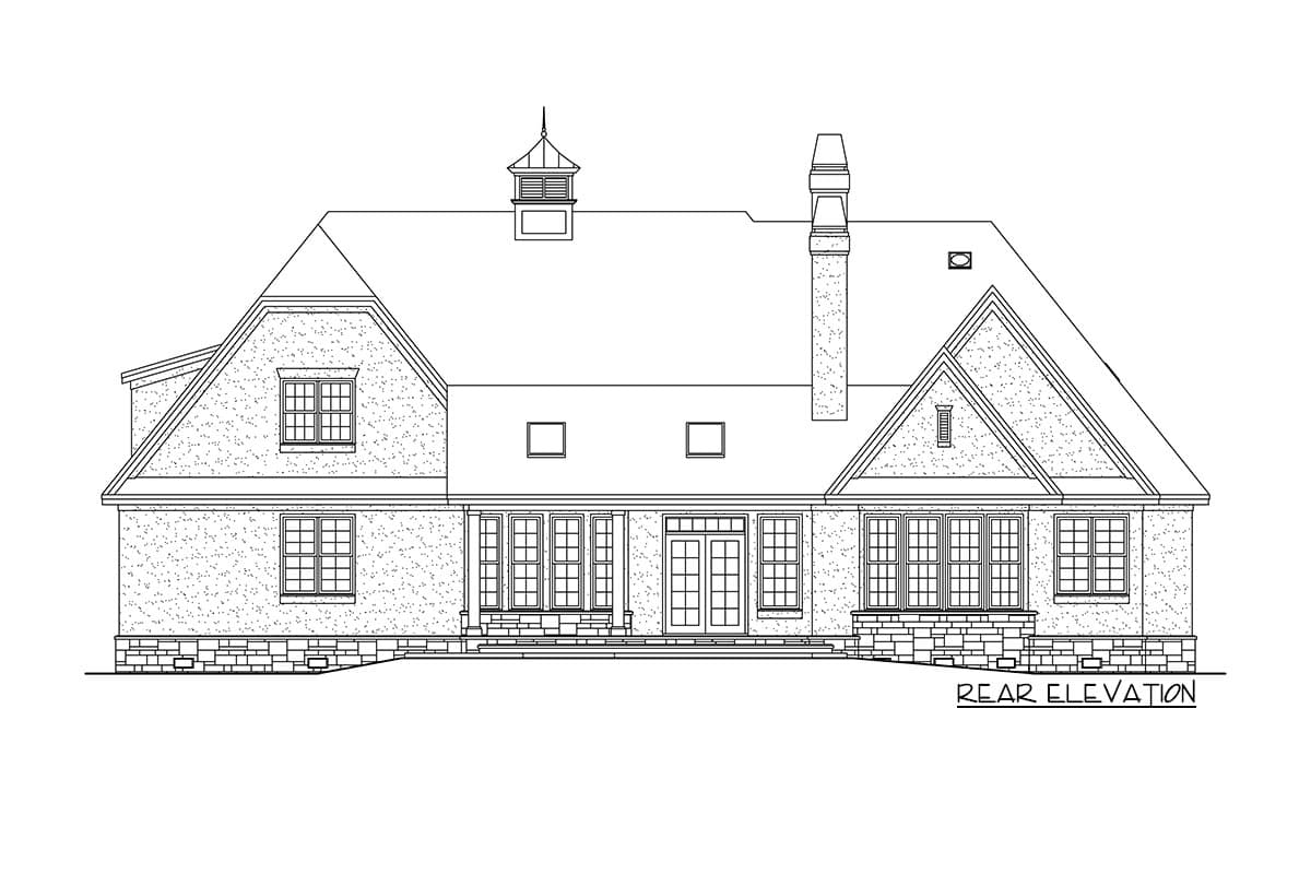Plan 444214GDN: Charming English Cottage with Central Utility Room and Covered Porch - Image #5 - Cottage, Country, European