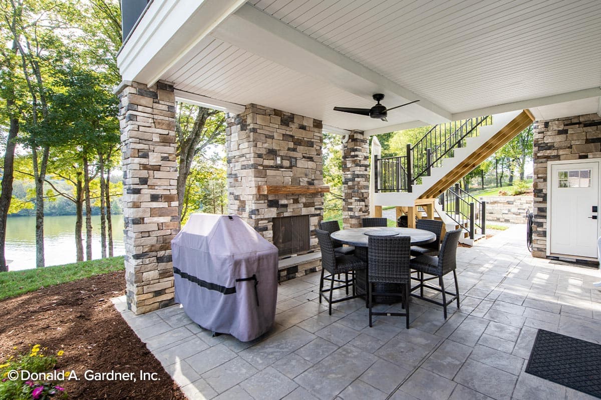 Plan 444220GDN: Hillside-Walkout Craftsman Home Plan with Sunroom Off Master Suite - Image #21 - Country, Craftsman, Mountain, New American