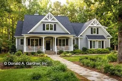 3-Bed Modern Farmhouse Plan with Optional Bonus Room