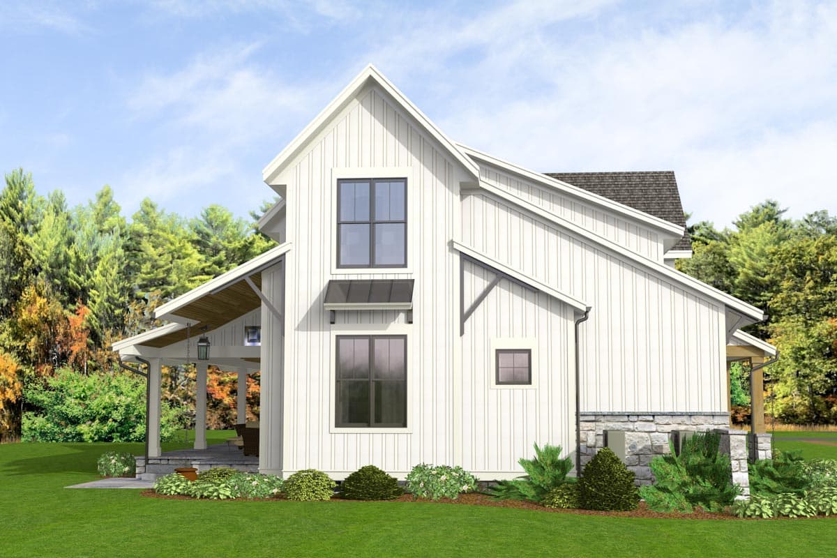 Plan 654014KNA: Option-filled New Traditional House Plan with Massive Space Open to Above - 2984 Sq Ft - Image #24 - Country, Craftsman, Farmhouse, Modern Farmhouse, New American