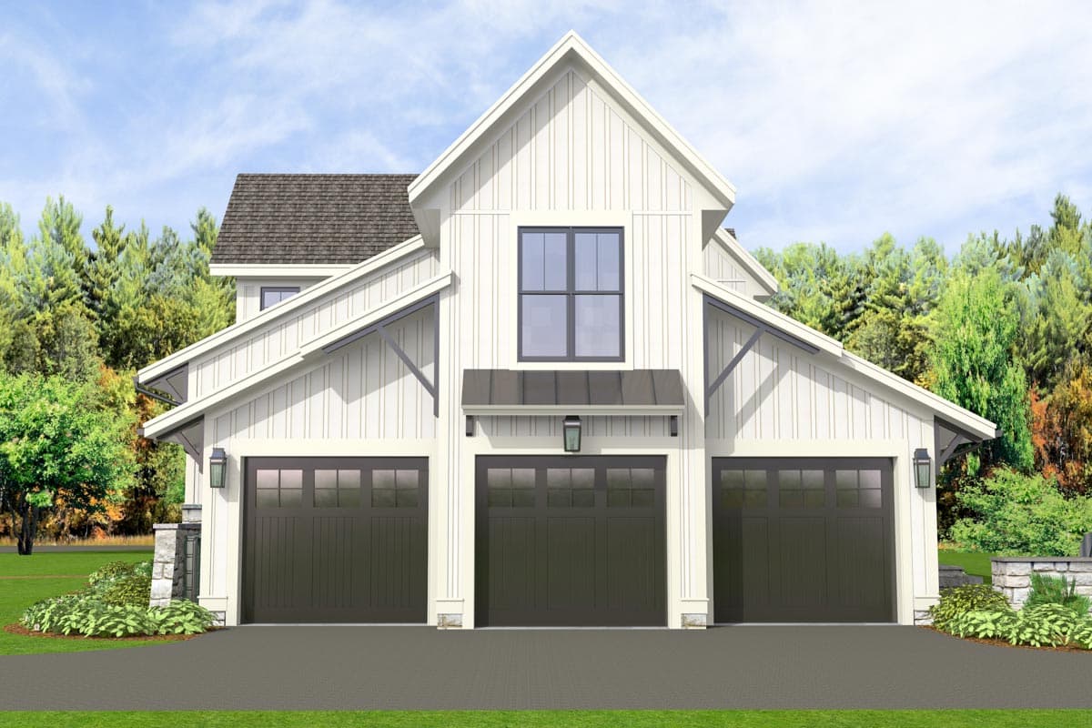 Plan 654014KNA: Option-filled New Traditional House Plan with Massive Space Open to Above - 2984 Sq Ft - Image #25 - Country, Craftsman, Farmhouse, Modern Farmhouse, New American