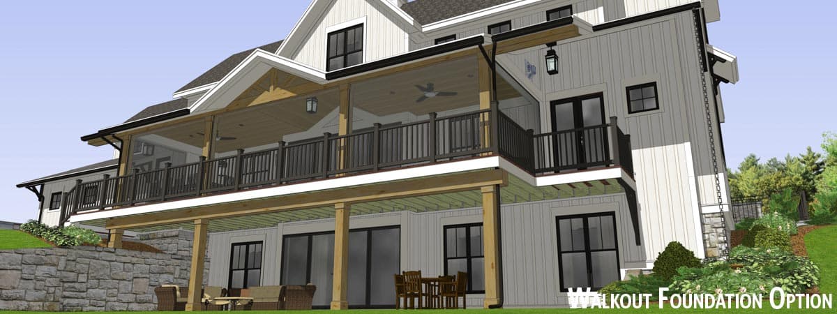 Plan 654014KNA: Option-filled New Traditional House Plan with Massive Space Open to Above - 2984 Sq Ft - Image #34 - Country, Craftsman, Farmhouse, Modern Farmhouse, New American