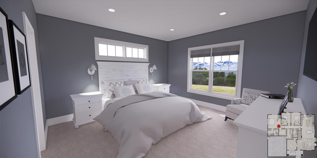 Plan 14703RK: Shingled Bungalow with Three Clustered Bedrooms and a Home Office - Image #20 - Bungalow, Cottage, Craftsman, Shingle