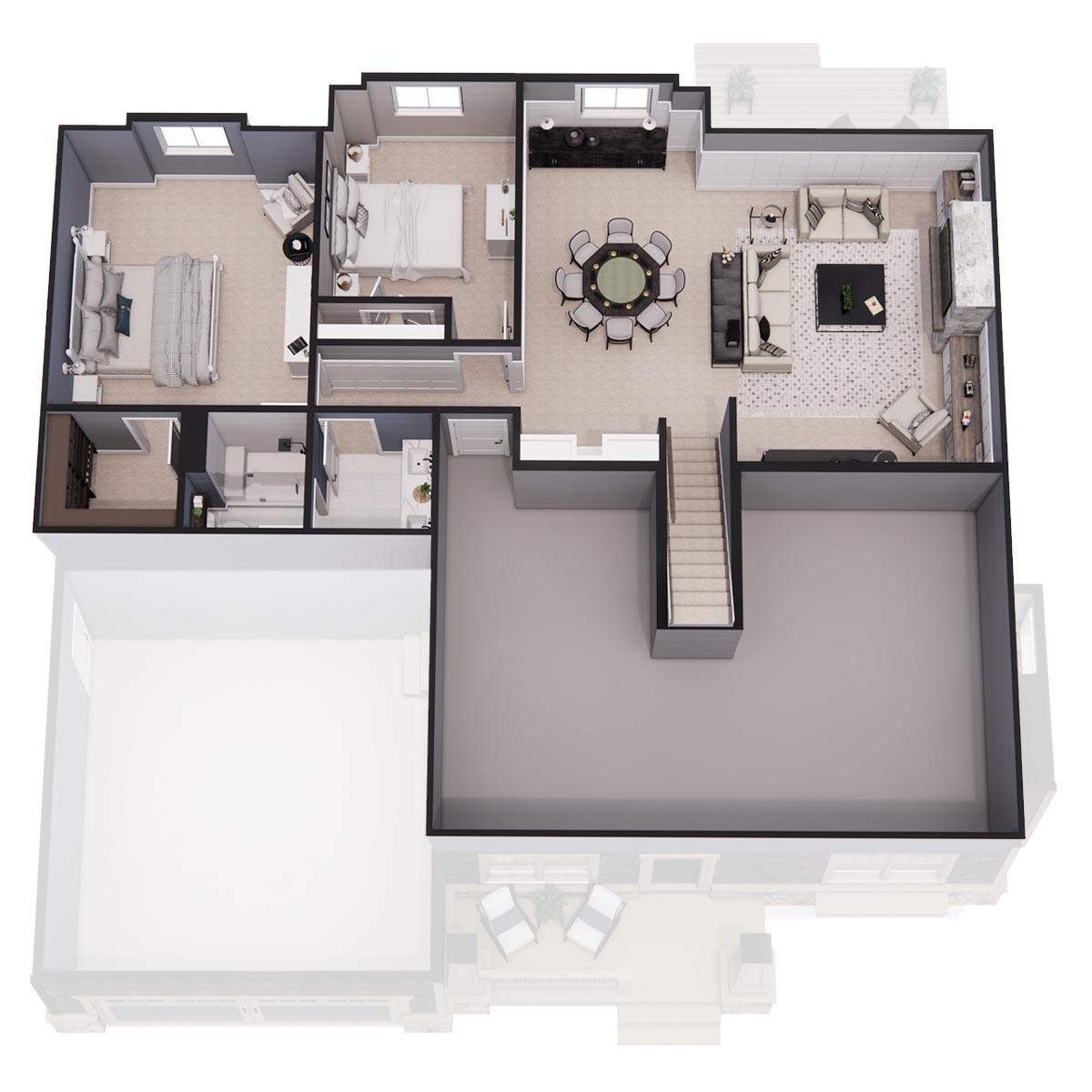 Plan 14703RK: Shingled Bungalow with Three Clustered Bedrooms and a Home Office - Image #32 - Bungalow, Cottage, Craftsman, Shingle