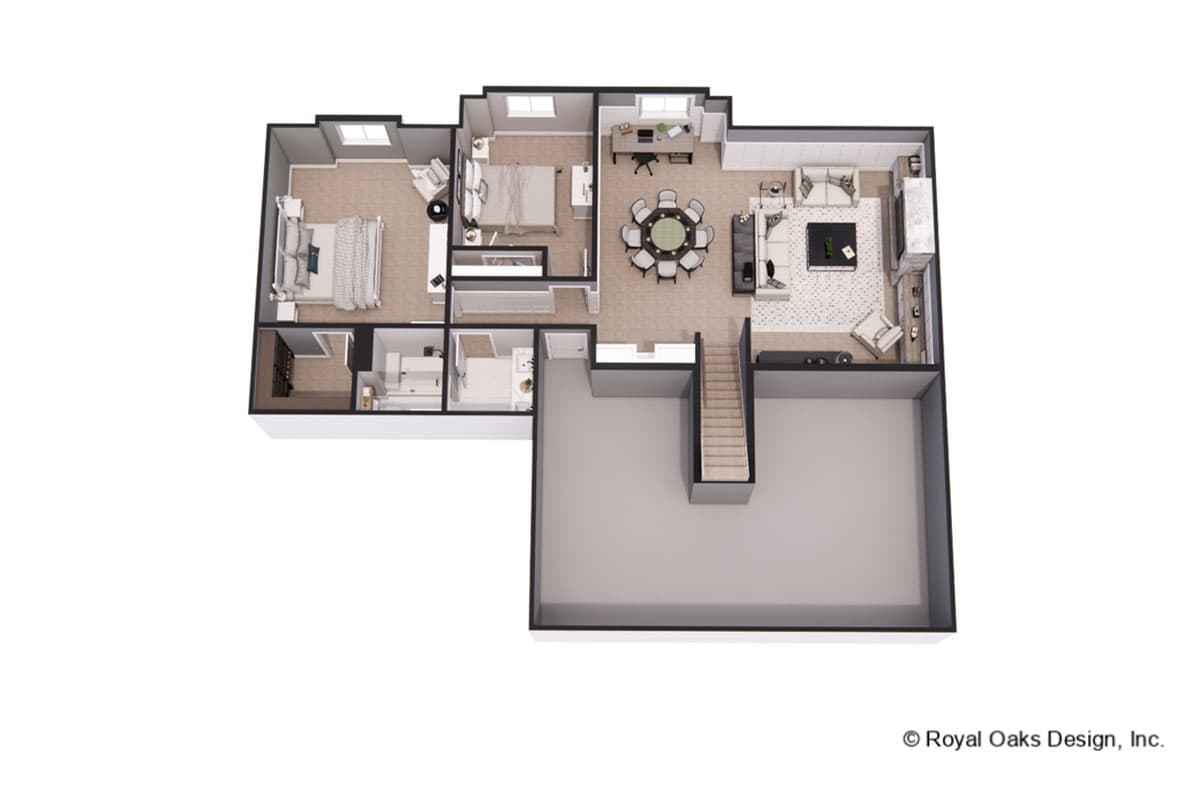 Plan 14704RK: 3 Bed New American Farmhouse with Home Office - Image #20 - Modern Farmhouse, New American, Ranch