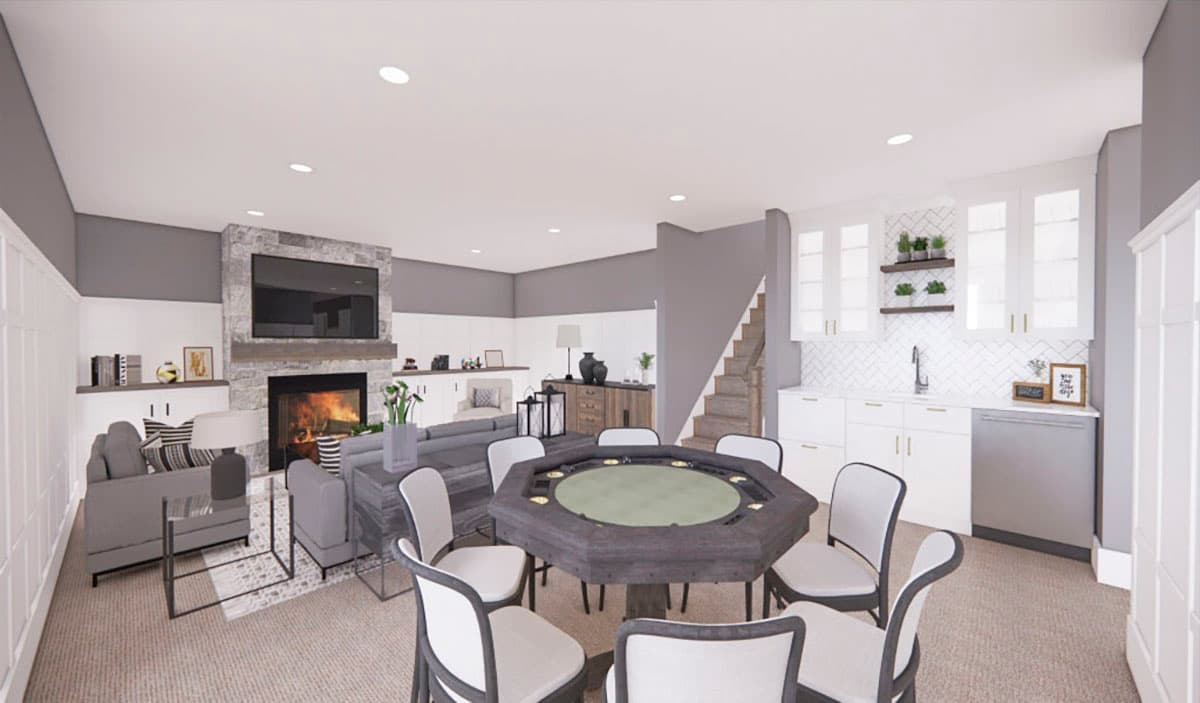 Plan 14704RK: 3 Bed New American Farmhouse with Home Office - Image #17 - Modern Farmhouse, New American, Ranch