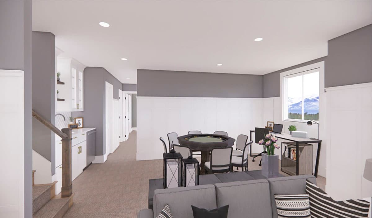 Plan 14704RK: 3 Bed New American Farmhouse with Home Office - Image #18 - Modern Farmhouse, New American, Ranch