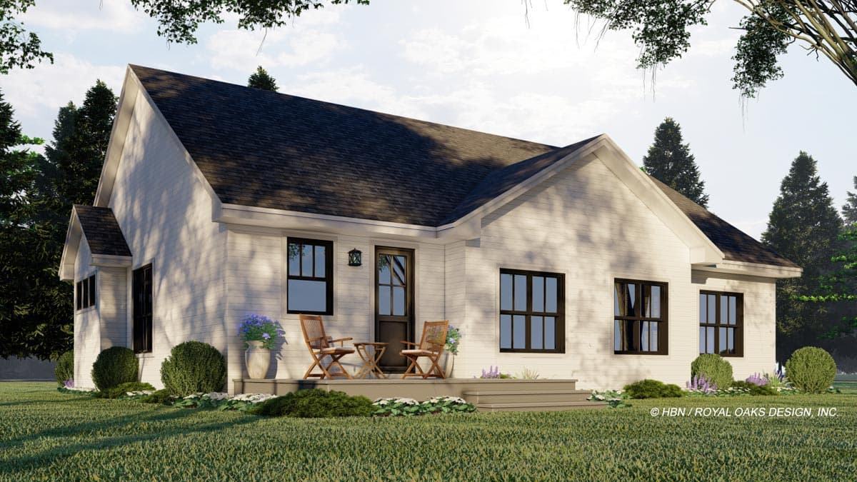 Plan 14704RK: 3 Bed New American Farmhouse with Home Office - Image #7 - Modern Farmhouse, New American, Ranch