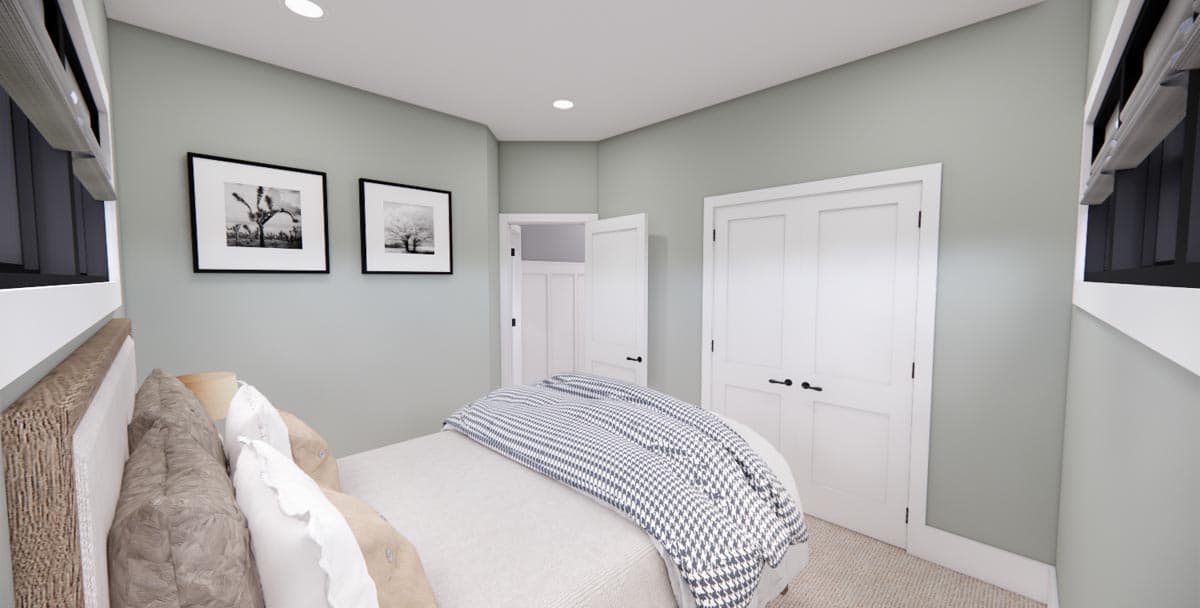 Plan 14707RK: Single Story Modern Farmhouse Plan with Home Office and 3 Bedrooms - 1762 Sq Ft - Image #18 - Country, Farmhouse, Modern Farmhouse, New American, Ranch