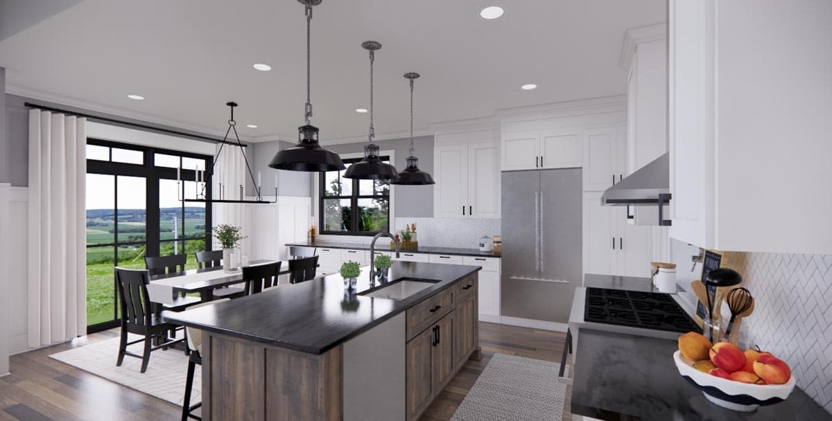 Plan 14707RK: Single Story Modern Farmhouse Plan with Home Office and 3 Bedrooms - 1762 Sq Ft - Image #29 - Country, Farmhouse, Modern Farmhouse, New American, Ranch