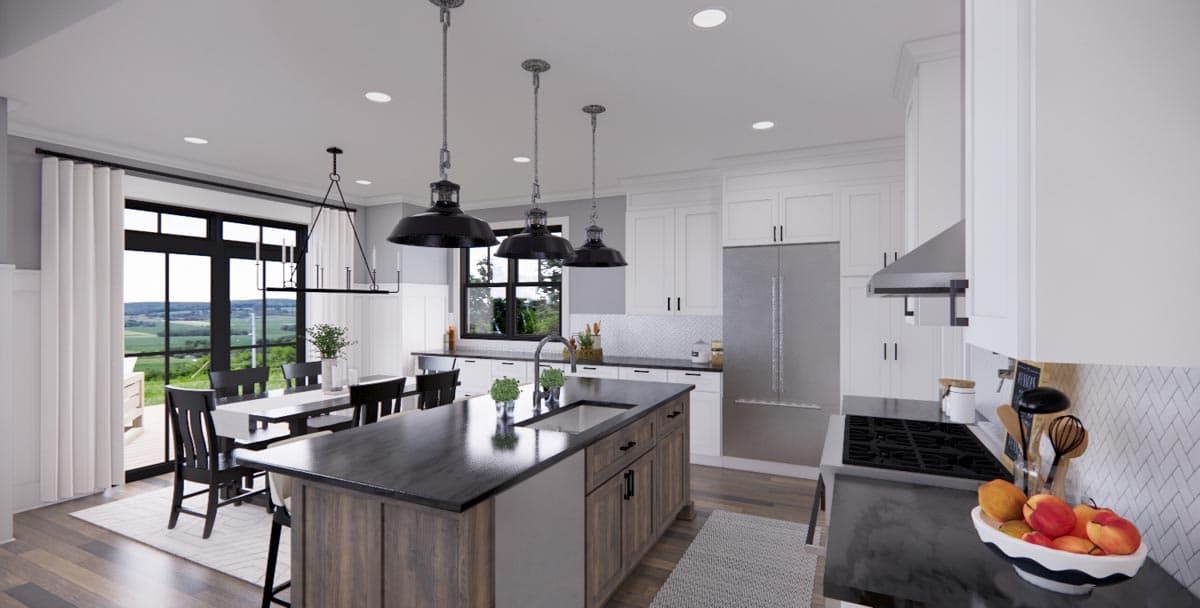 Plan 14707RK: Single Story Modern Farmhouse Plan with Home Office and 3 Bedrooms - 1762 Sq Ft - Image #30 - Country, Farmhouse, Modern Farmhouse, New American, Ranch
