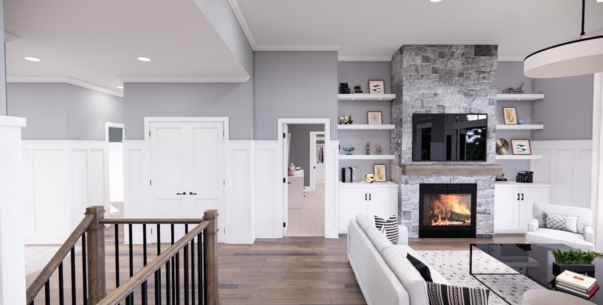 Plan 14707RK: Single Story Modern Farmhouse Plan with Home Office and 3 Bedrooms - 1762 Sq Ft - Image #44 - Country, Farmhouse, Modern Farmhouse, New American, Ranch
