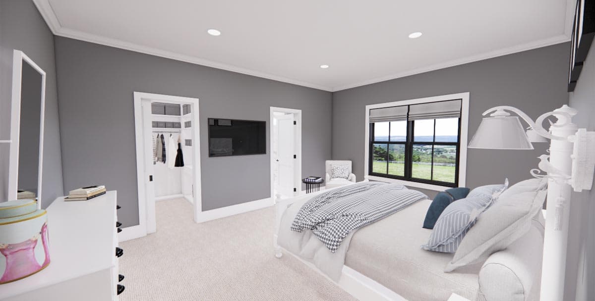 Plan 14707RK: Single Story Modern Farmhouse Plan with Home Office and 3 Bedrooms - 1762 Sq Ft - Image #46 - Country, Farmhouse, Modern Farmhouse, New American, Ranch
