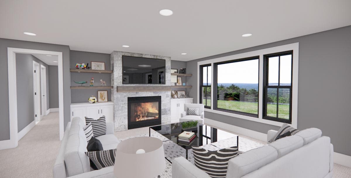 Plan 14707RK: Single Story Modern Farmhouse Plan with Home Office and 3 Bedrooms - 1762 Sq Ft - Image #54 - Country, Farmhouse, Modern Farmhouse, New American, Ranch