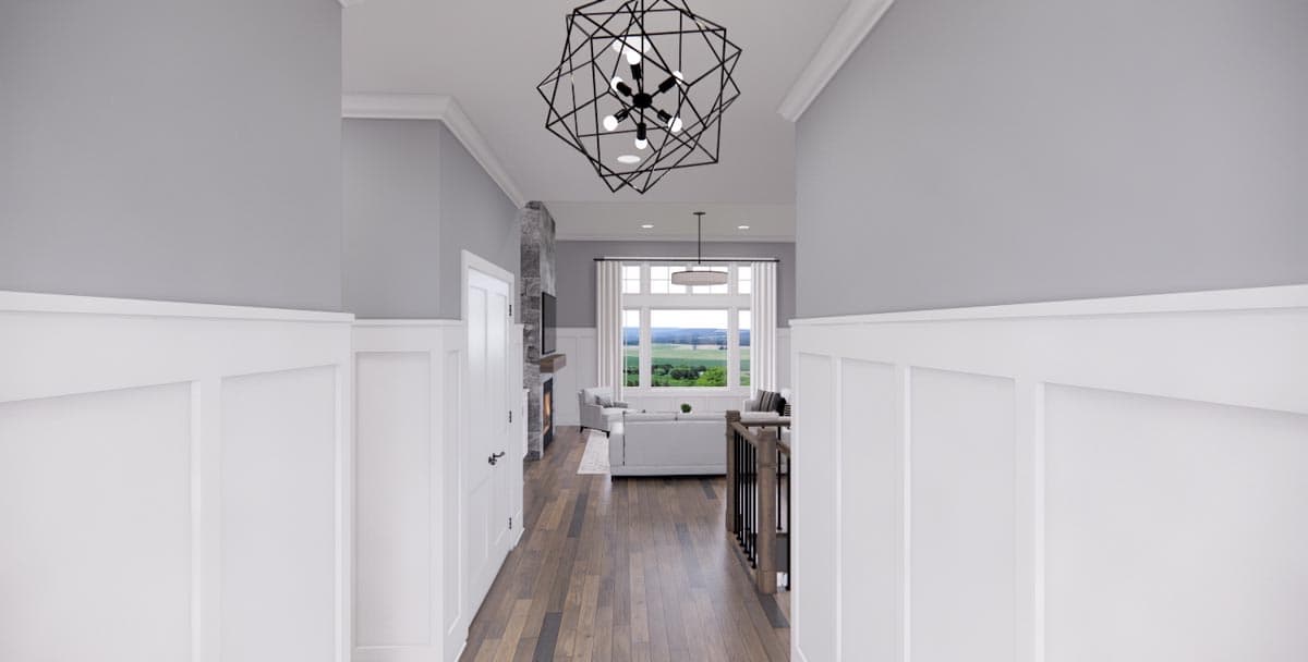 Plan 14708RK: Single Story Traditional Ranch Home Plan with Home Office and 3 Bedrooms - 1762 Sq Ft - Image #8 - Country, Ranch, Traditional