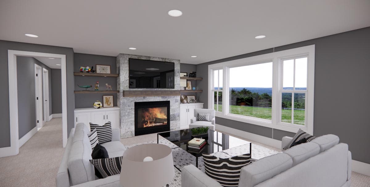 Plan 14708RK: Single Story Traditional Ranch Home Plan with Home Office and 3 Bedrooms - 1762 Sq Ft - Image #53 - Country, Ranch, Traditional